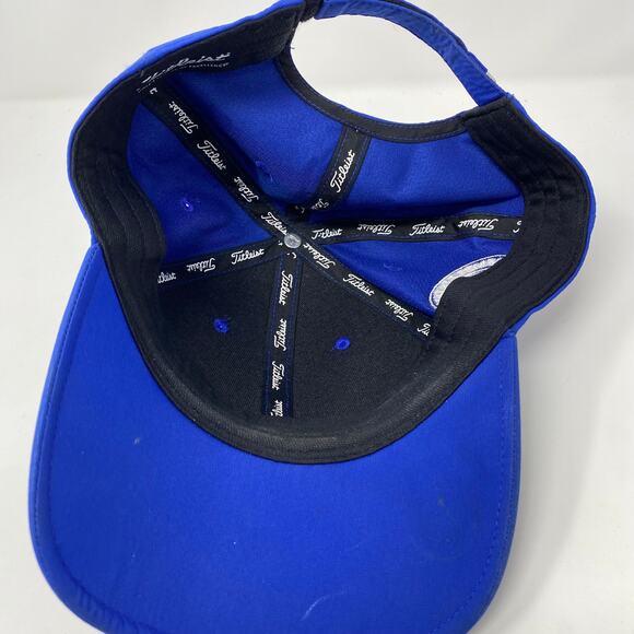 Titleist Blue White Templepatrick Golf Club Strapback One‎ Size Golf Hat - Picture 6 of 6